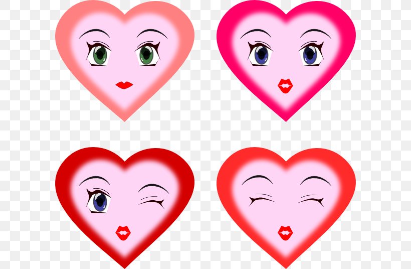 Smiley Emoticon Heart Face Clip Art, PNG, 600x536px, Watercolor, Cartoon, Flower, Frame, Heart Download Free