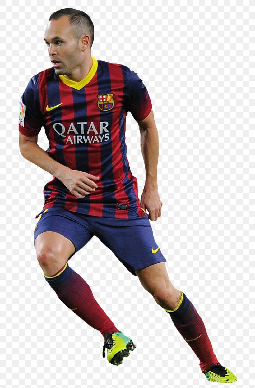 Andrés Iniesta Football Player Jersey Team Sport, PNG, 749x1249px, Andres Iniesta, Ball, Clothing, Football, Football Player Download Free