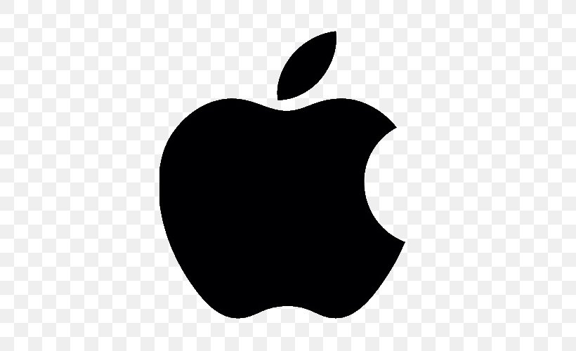 Apple Logo Brand, PNG, 500x500px, Apple, Black, Black And White, Brand, Company Download Free