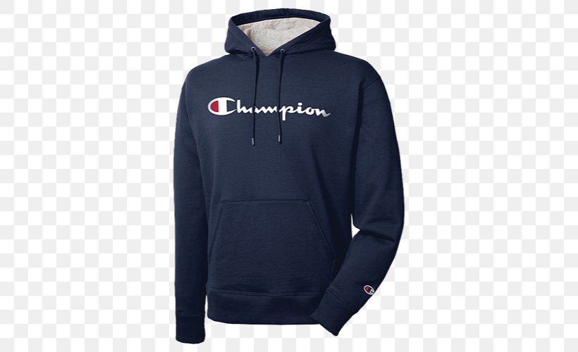 Champion Men's Powerblend Fleece Pullover Hoodie Sweater Champion Ch743 Bluza Damska, PNG, 500x500px, Hoodie, Active Shirt, Brand, Champion, Discounts And Allowances Download Free