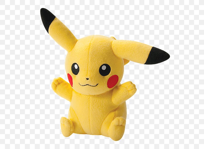 Pikachu Stuffed Animals & Cuddly Toys Pokémon Trading Card Game Plush, PNG, 600x600px, Pikachu, Action Toy Figures, Charmander, Figurine, Game Download Free