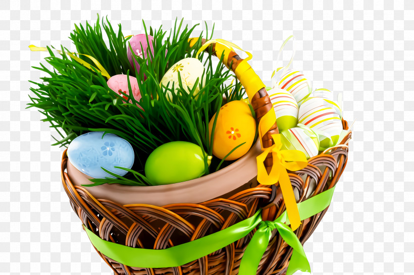 Easter Egg, PNG, 2452x1632px, Grass, Basket, Easter, Easter Egg, Flowerpot Download Free