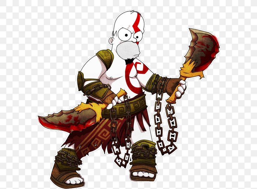 God Of War Kratos Homer Simpson Feud Jigsaw Puzzles, PNG, 589x604px, God Of War, Art, Blog, Feud, Fictional Character Download Free
