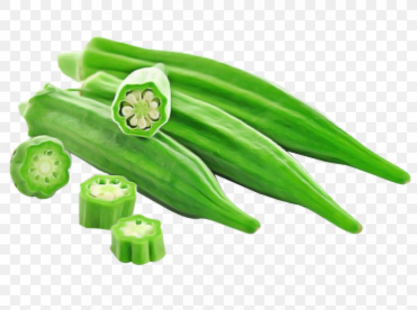 Okra Green Vegetable Plant Food, PNG, 1240x922px, Okra, Food, Green, Legume, Mallow Family Download Free