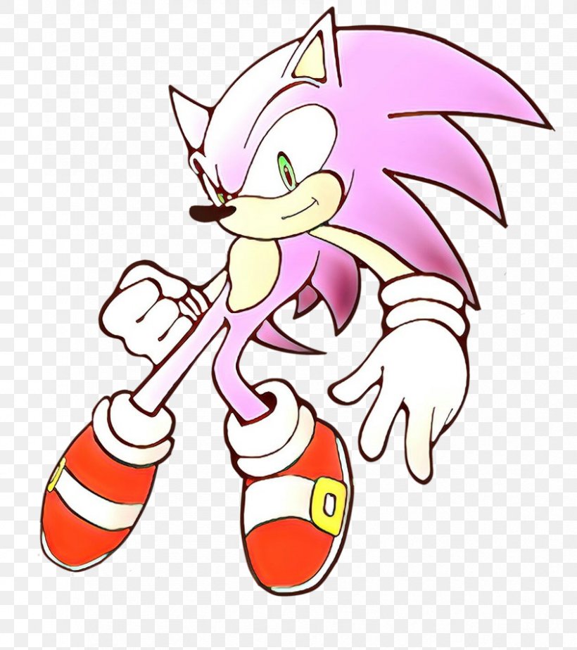 Shadow From Sonic Coloring Page - Sonic The Hedgehog Drawing - Free  Transparent PNG Clipart Images Download