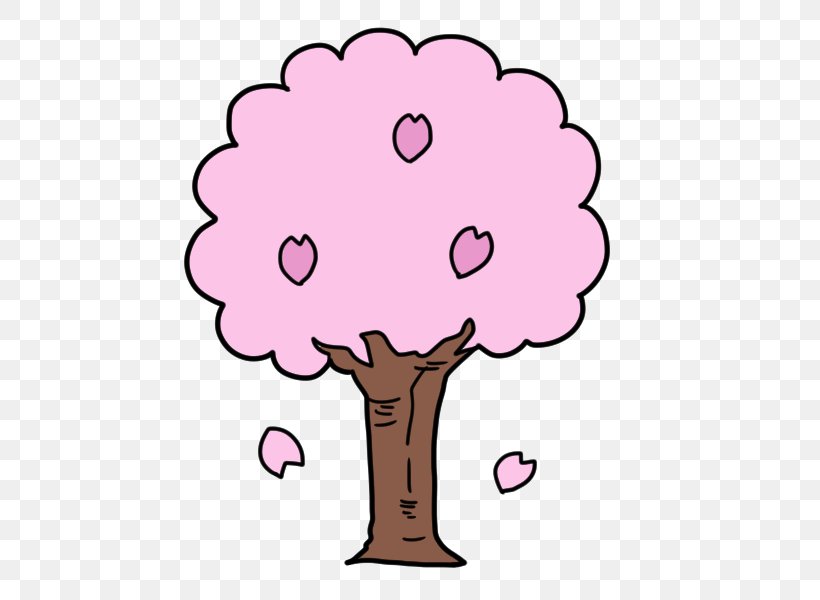 Tree Cherry Blossom Lovely Days Clip Art, PNG, 600x600px, Watercolor, Cartoon, Flower, Frame, Heart Download Free
