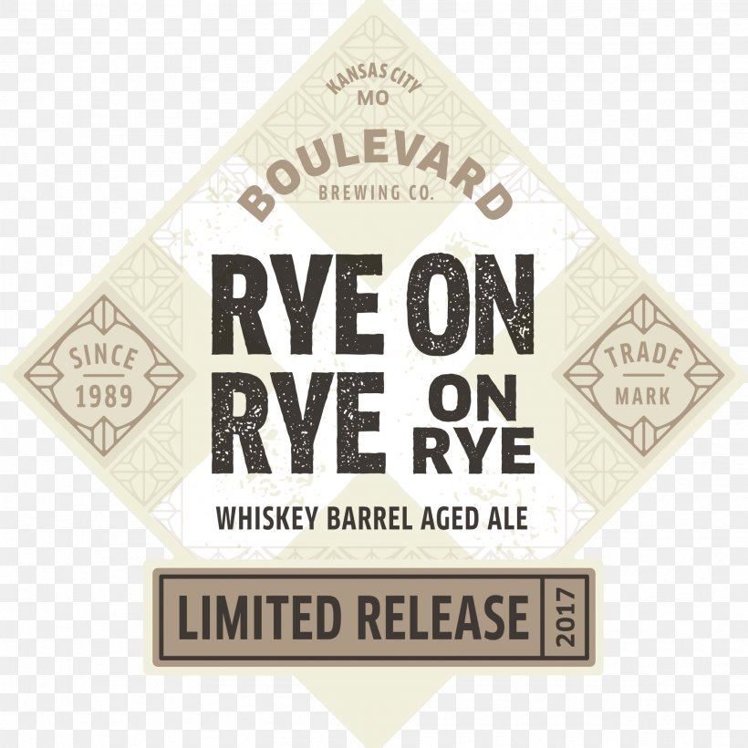 Boulevard Brewing Company Rye Beer Rye Whiskey Ale Saison, PNG, 1889x1889px, Boulevard Brewing Company, Ale, American Wild Ale, Barrel, Beer Download Free