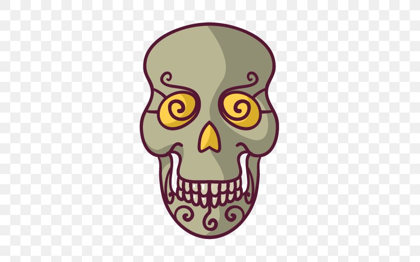 Skull Clip Art, PNG, 512x512px, Skull, Bone, Fictional Character, Head, Logo Download Free
