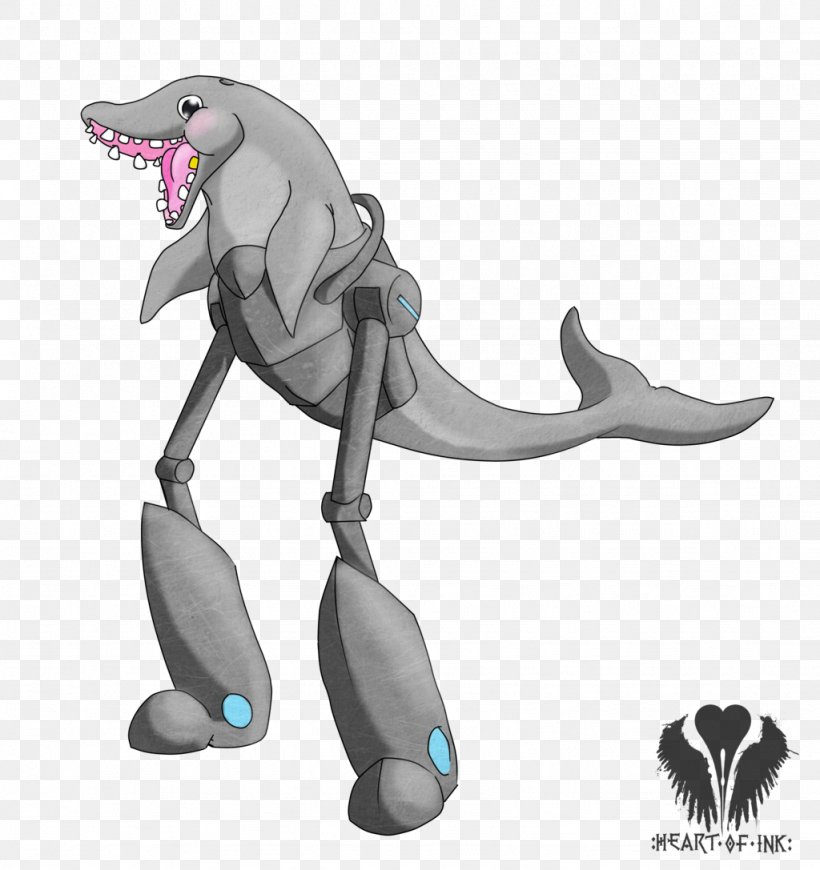 Cartoon Comics Marine Mammal Drawing Dolphin, PNG, 1024x1087px, Cartoon, Animal Figure, Character, Comics, Cyborg Download Free