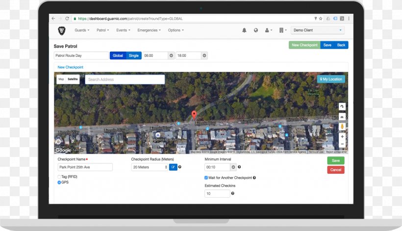 Guard Tour Patrol System Security Guard Computer Software Surveillance, PNG, 1899x1092px, Guard Tour Patrol System, Android, Brand, Computer, Computer Monitor Download Free
