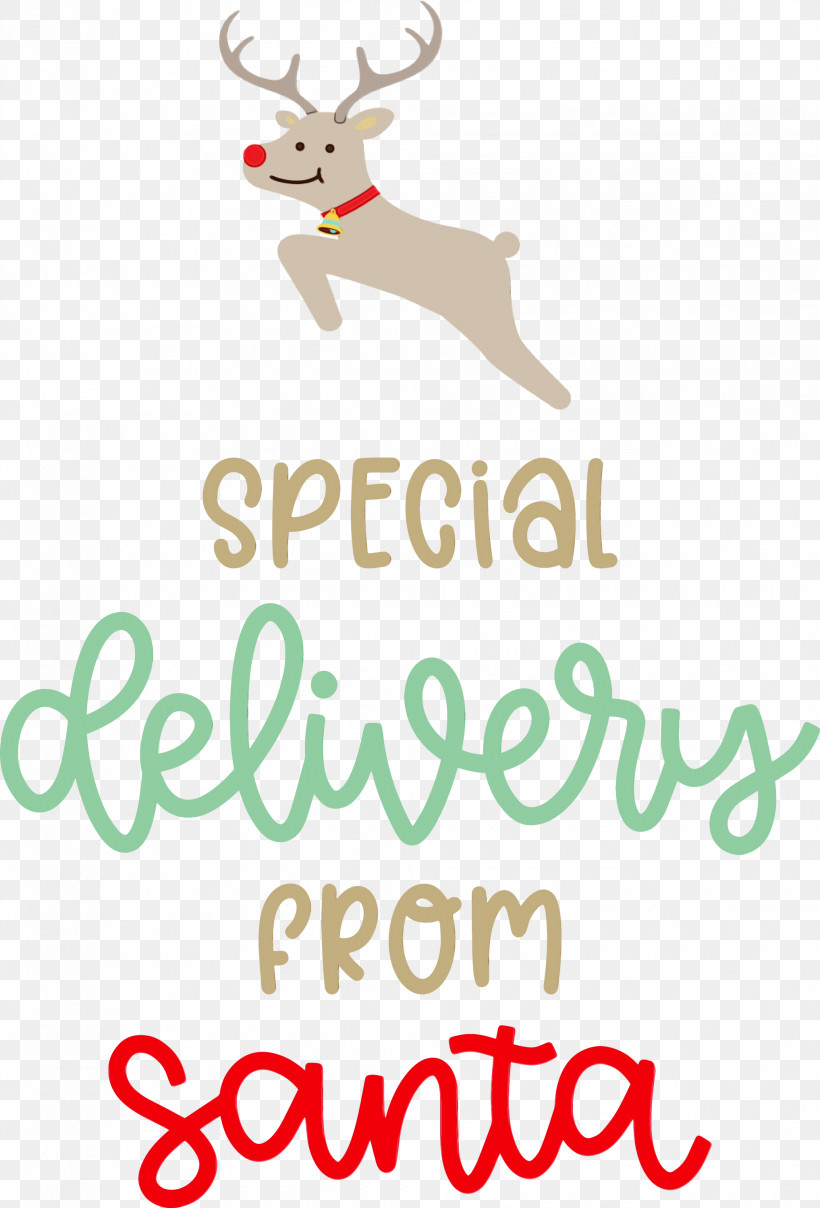 Reindeer, PNG, 2035x3000px, Special Delivery From Santa, Character, Christmas, Deer, Geometry Download Free