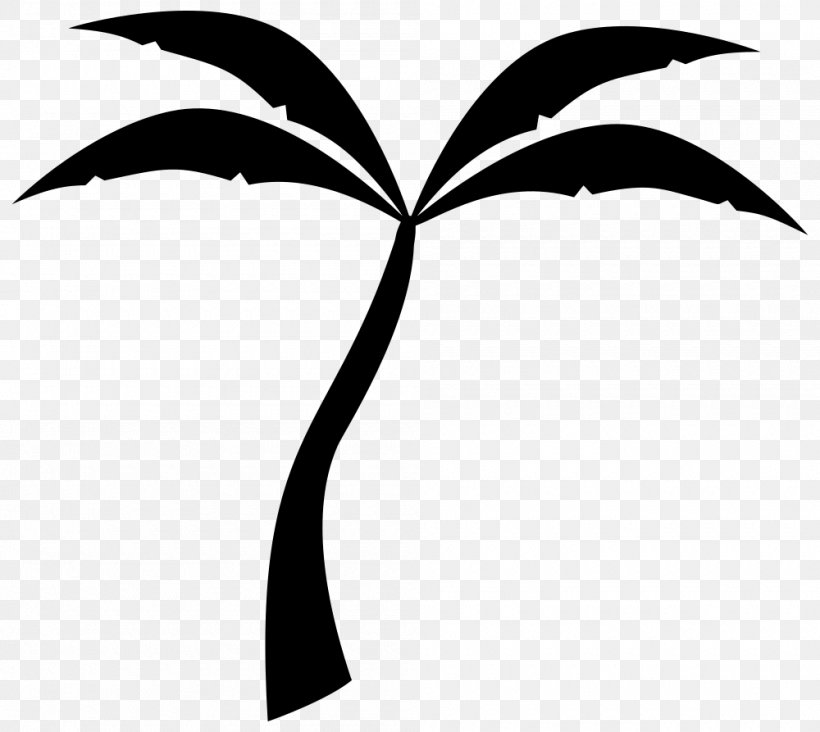 Arecaceae Silhouette Drawing Tree Clip Art, PNG, 1000x893px, Arecaceae, Artwork, Black And White, Branch, Color Download Free