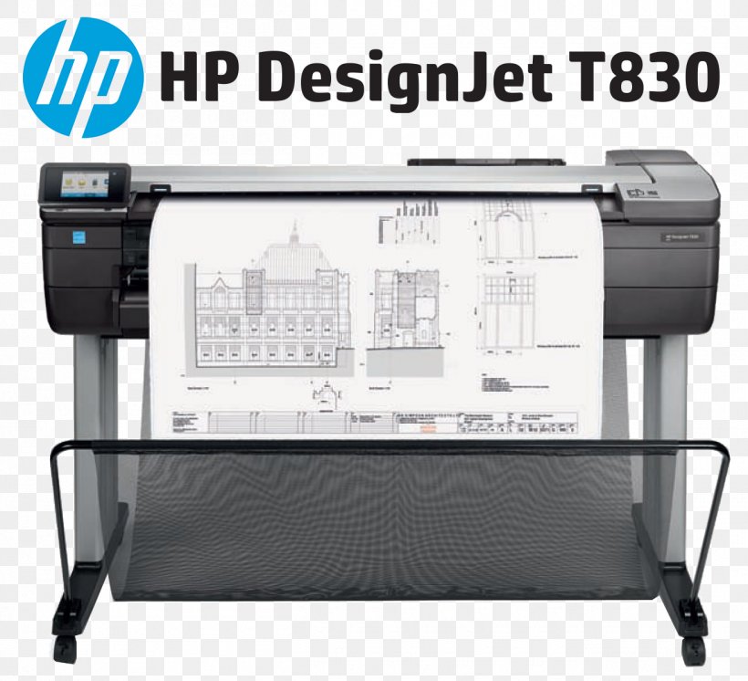 Hewlett-Packard HP DesignJet T830 Plotter Multi-function Printer, PNG, 1310x1193px, Hewlettpackard, Computer Network, Dots Per Inch, Electronic Device, Hp Designjet T830 Download Free