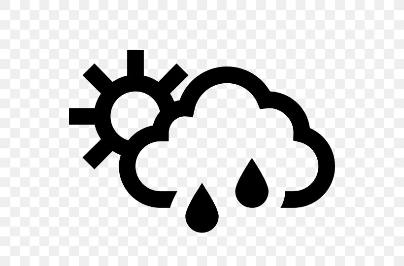 Rain Cloud Weather Clip Art, PNG, 540x540px, Rain, Black And White, Brand, Climate, Cloud Download Free