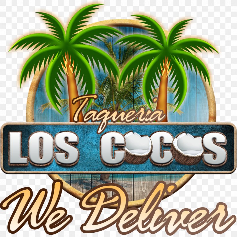 Taqueria Los Cocos Coconut Logo Font, PNG, 1200x1200px, Coconut, Arecales, Illinois, Logo, Menu Download Free