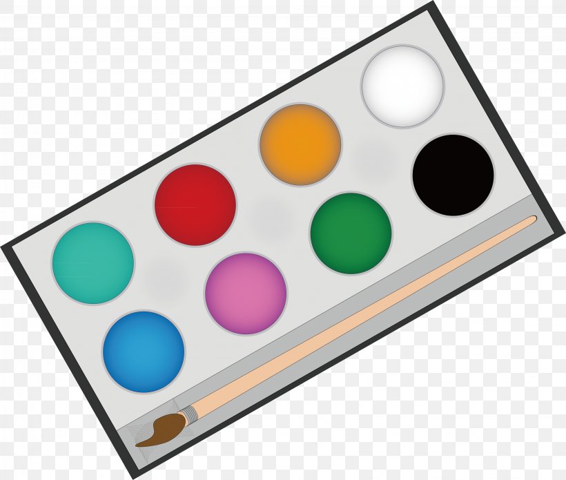 Watercolor Painting Palette Paintbrush, PNG, 3272x2775px, Watercolor Painting, Color, Material, Paintbrush, Painting Download Free