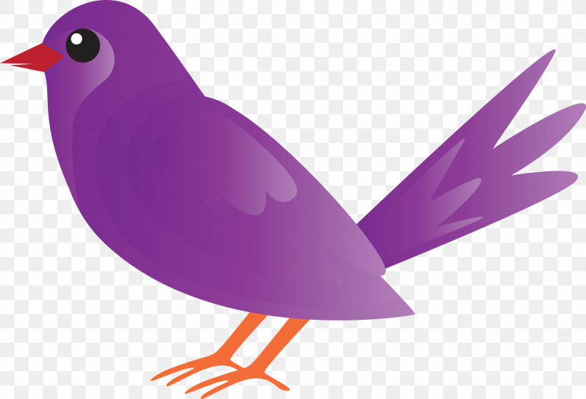 Bird Beak Purple Violet Perching Bird, PNG, 2999x2048px, Watercolor Bird, Beak, Bird, Perching Bird, Purple Download Free