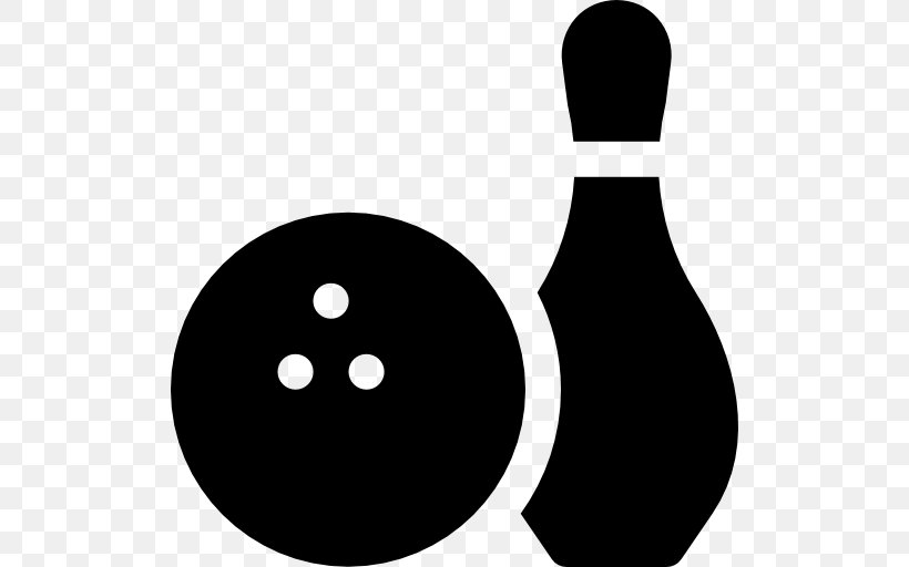 Bowling Pin Ten-pin Bowling Bowling Balls, PNG, 512x512px, Bowling Pin, Ball, Black, Black And White, Bowling Download Free