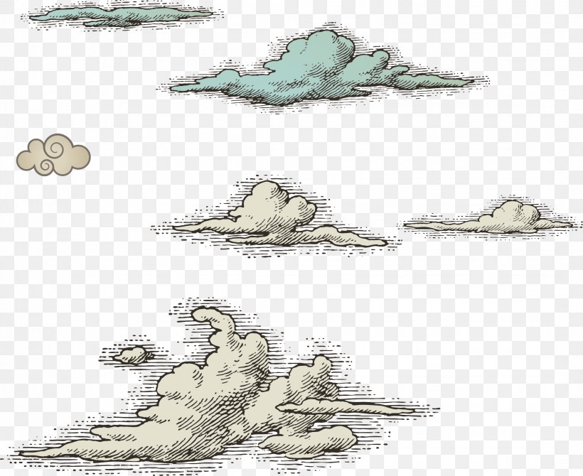 Cloud Euclidean Vector Illustration, PNG, 2143x1751px, Cloud, Artwork, Cloud Iridescence, Drawing, Fauna Download Free
