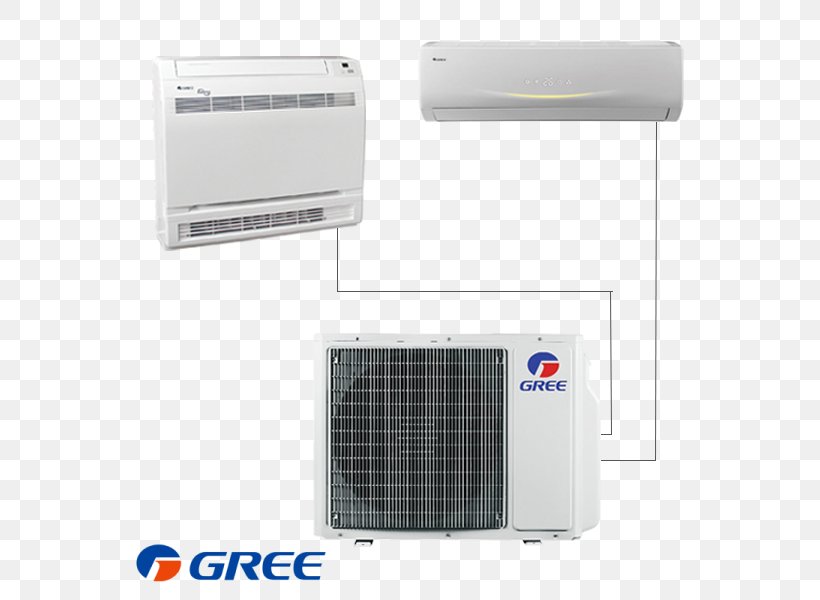 Gree Electric Air Conditioning Air Conditioner Variable Refrigerant Flow Sistema Split, PNG, 600x600px, Gree Electric, Air Conditioner, Air Conditioning, British Thermal Unit, Electronics Download Free