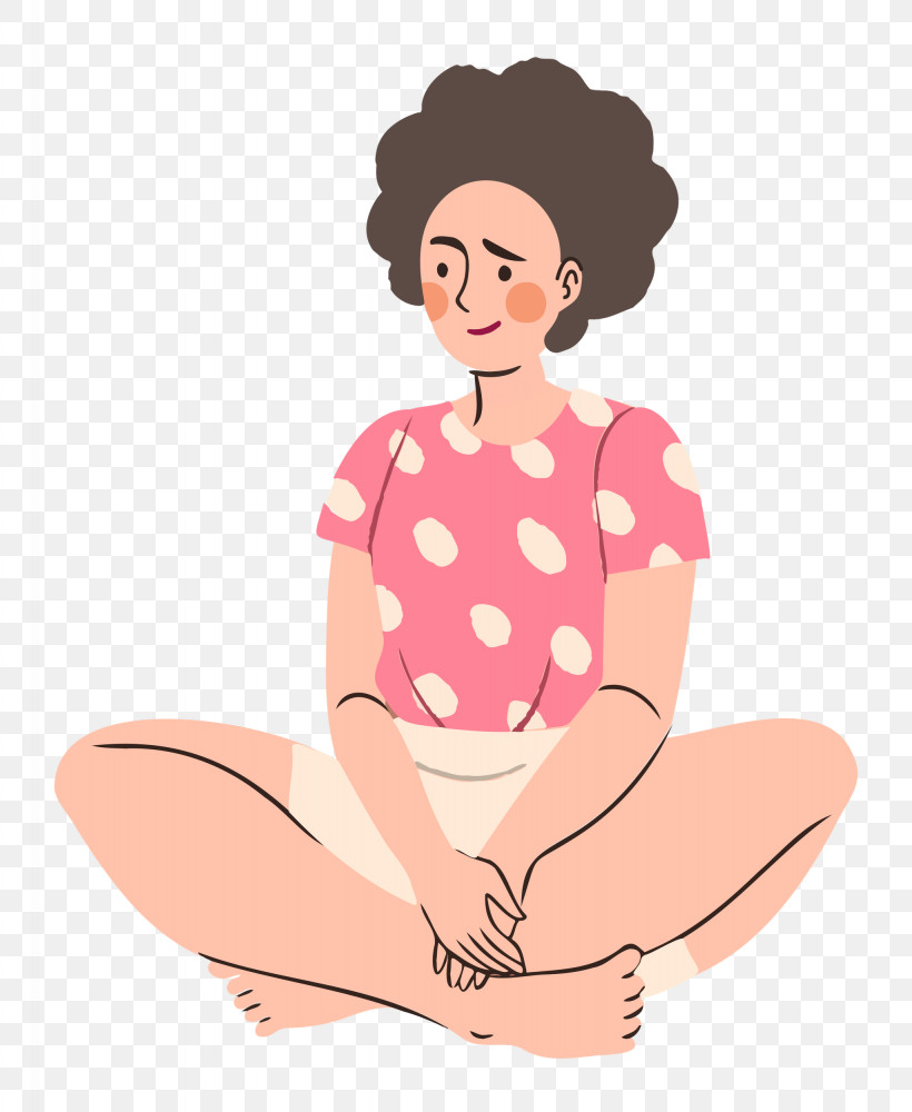 Sitting Lady Woman, PNG, 2049x2500px, Sitting, Abdomen, Brown Hair, Cartoon, Lady Download Free
