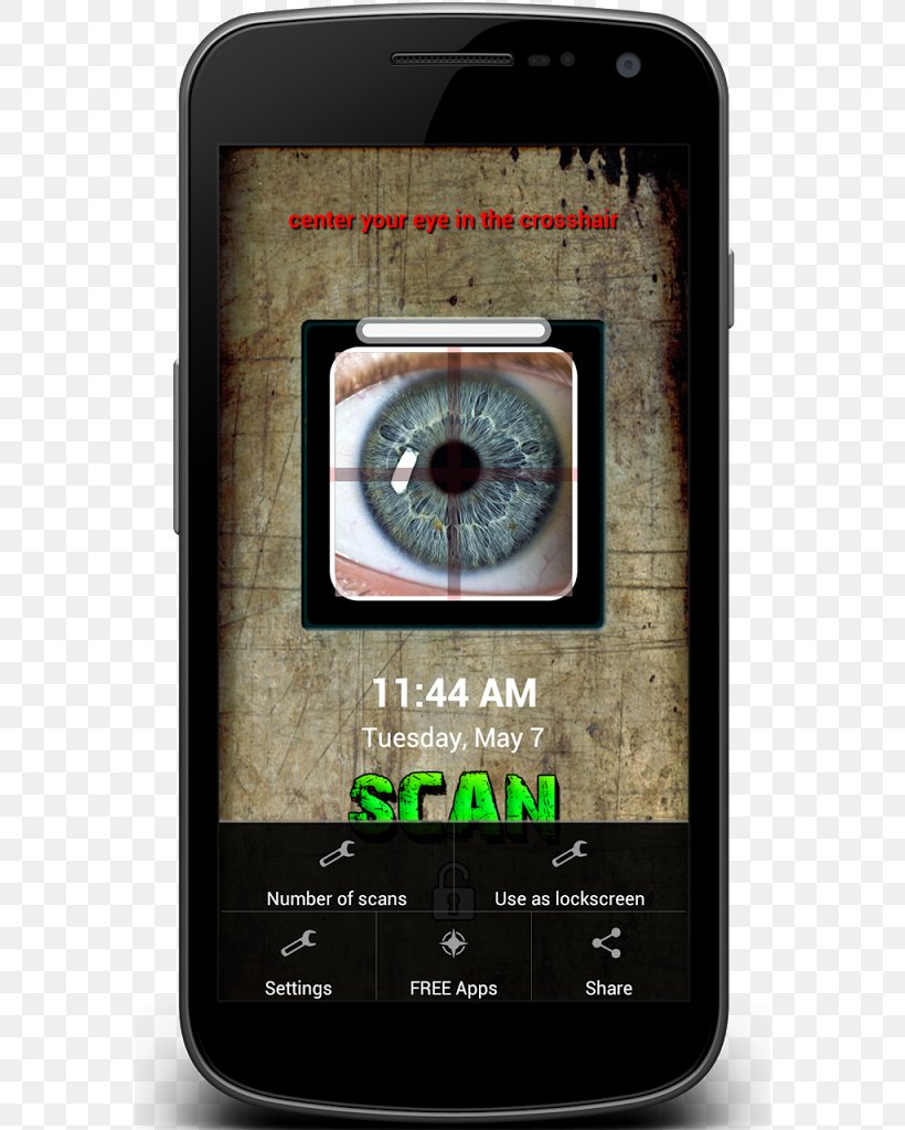 Eye Scanner Simulator Android Mobile Phones Non-blocking Algorithm, PNG, 576x1024px, Android, Camera, Computer Program, Image Scanner, Lock Download Free