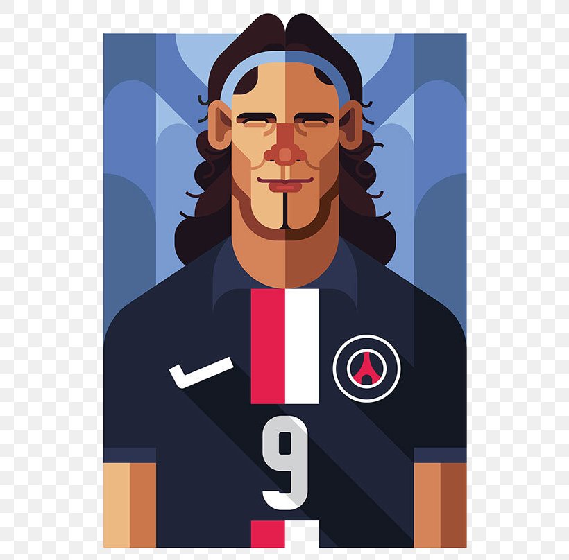 Paris Saint-Germain F.C. Uruguay National Football Team Football Player Illustrator Illustration, PNG, 600x808px, Paris Saintgermain Fc, Art, Facial Hair, Fictional Character, Football Download Free