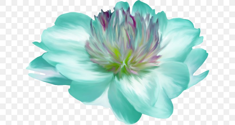 Petal Blue Flower Turquoise Clock, PNG, 641x435px, Watercolor, Cartoon, Flower, Frame, Heart Download Free