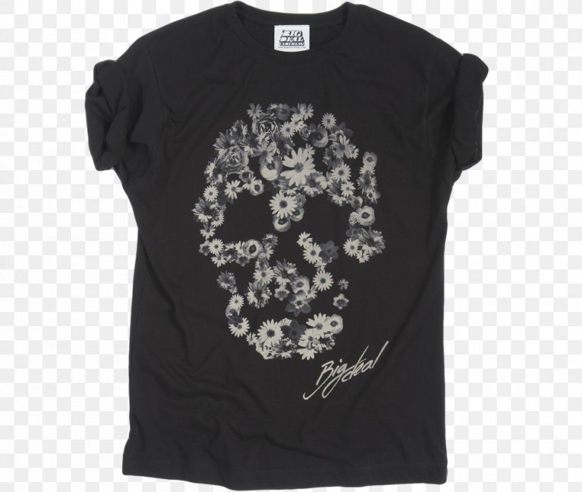 T-shirt Sleeve Skull Font, PNG, 1000x847px, Tshirt, Black, Black M, Brand, Skull Download Free