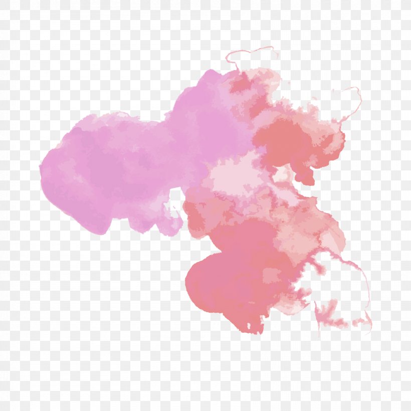 Watercolor Painting Stain Drawing, PNG, 1667x1667px, Watercolor Painting, Art, Cloud, Drawing, Magenta Download Free