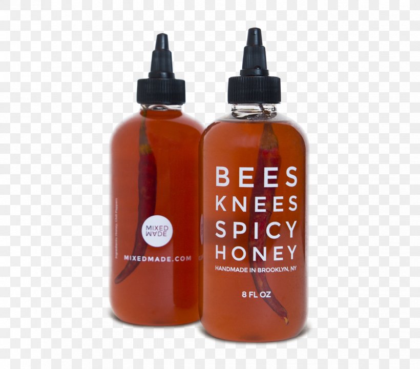 Bee's Knees Honey Spice Chili Pepper, PNG, 1224x1075px, Honey, Bee, Bottle, Chili Pepper, Condiment Download Free