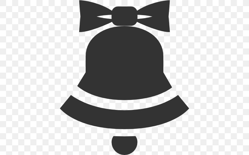 Christmas Jingle Bells, PNG, 512x512px, Christmas, Bell, Black, Black And White, Cap Download Free