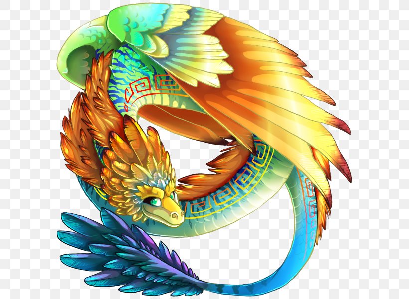 Dragon Rainbow Serpent Winged Serpent Snake, PNG, 600x600px, Dragon, Art, Beak, Common Pet Parakeet, Dead Can Dance Download Free
