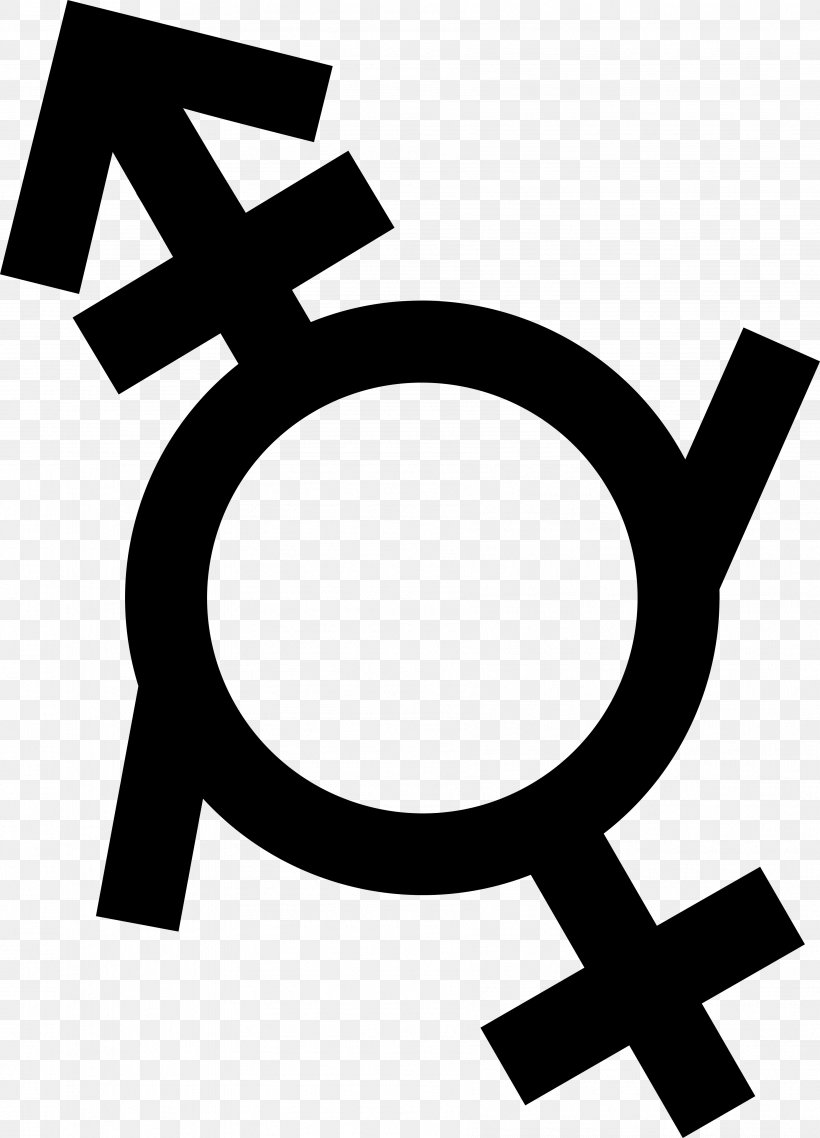 Lack Of Gender Identities Androgyny Gender Symbol Género Fluido Sign, PNG, 3601x5000px, Lack Of Gender Identities, Androgyny, Black And White, Female, Gay Pride Download Free