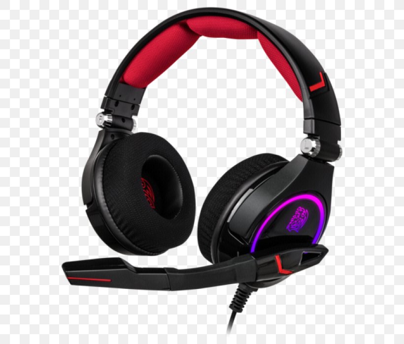 Microphone Headset Headphones Tt ESports Cronos Thermaltake, PNG, 700x700px, 71 Surround Sound, Microphone, Audio, Audio Equipment, Electronic Device Download Free