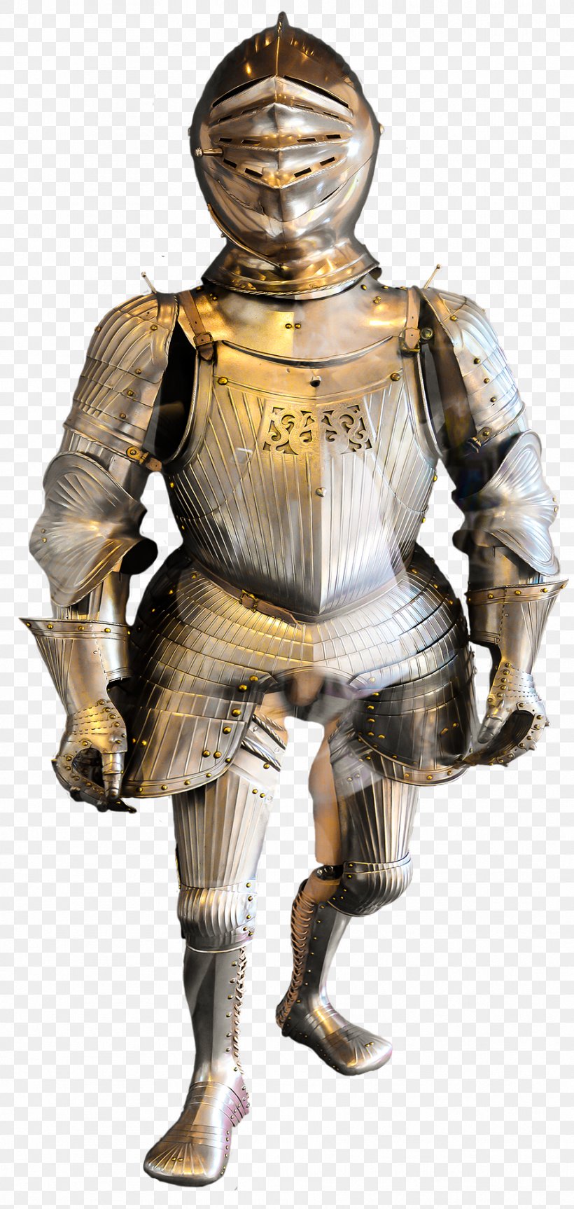 Middle Ages Knight Plate Armour Body Armor, PNG, 912x1920px, Middle Ages, Armour, Body Armor, Brass, Couter Download Free