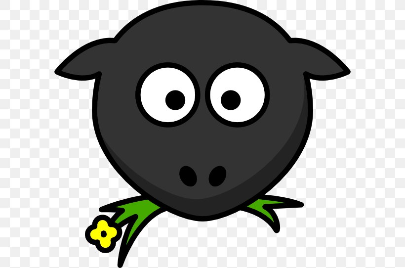 Sheep Cartoon Clip Art, PNG, 600x542px, Sheep, Artwork, Bighorn Sheep, Black And White, Black Sheep Download Free