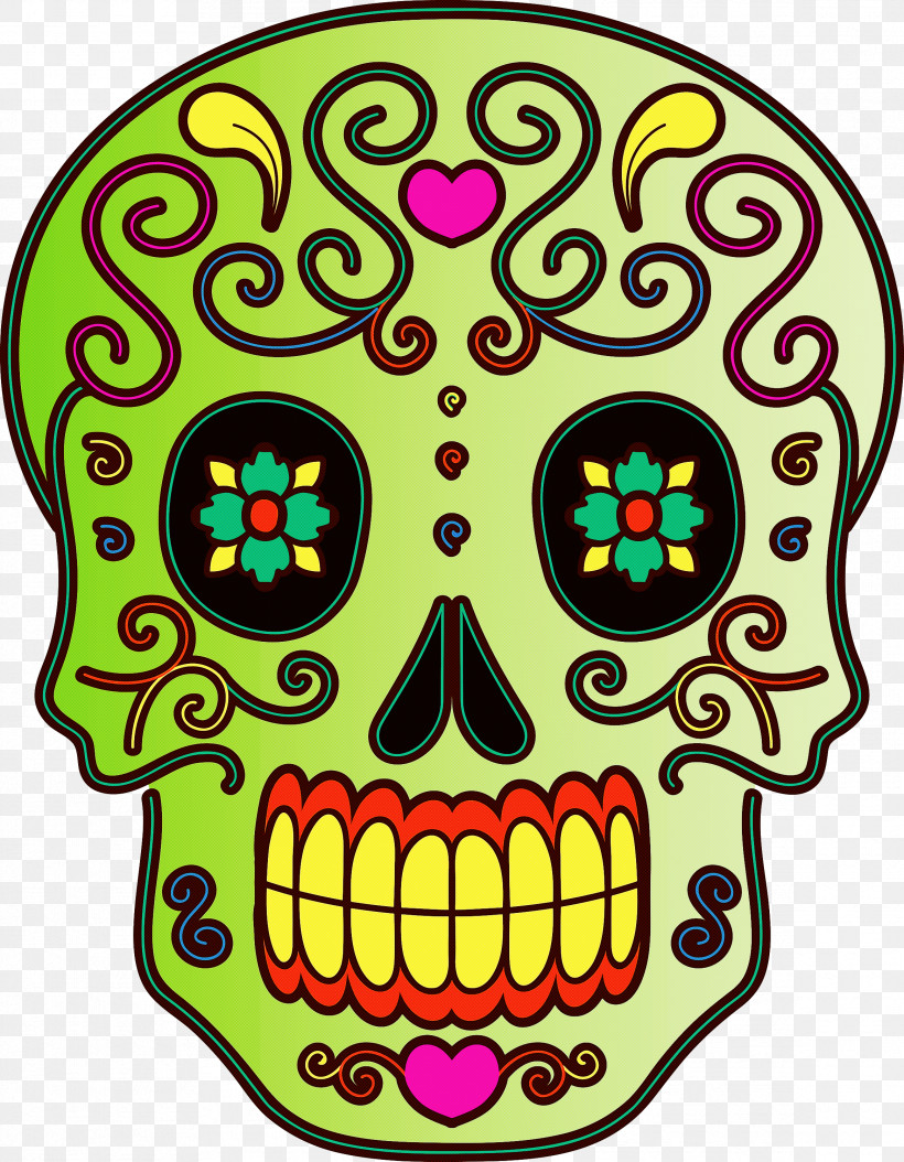 Day Of The Dead Día De Muertos Skull, PNG, 2332x2999px, Day Of The Dead, Calavera, D%c3%ada De Muertos, Drawing, Fathers Day Download Free