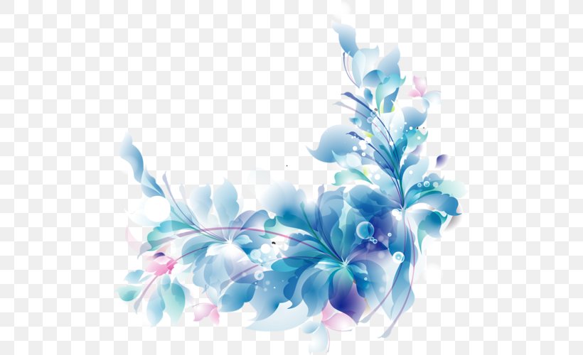 Flower Blue Clip Art, PNG, 500x500px, Flower, Art, Blue, Butterfly, Cut Flowers Download Free