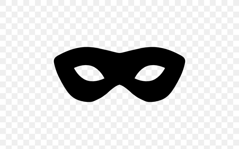 Mask Silhouette Masquerade Ball, PNG, 512x512px, Mask, Black, Black And White, Costume, Eyewear Download Free