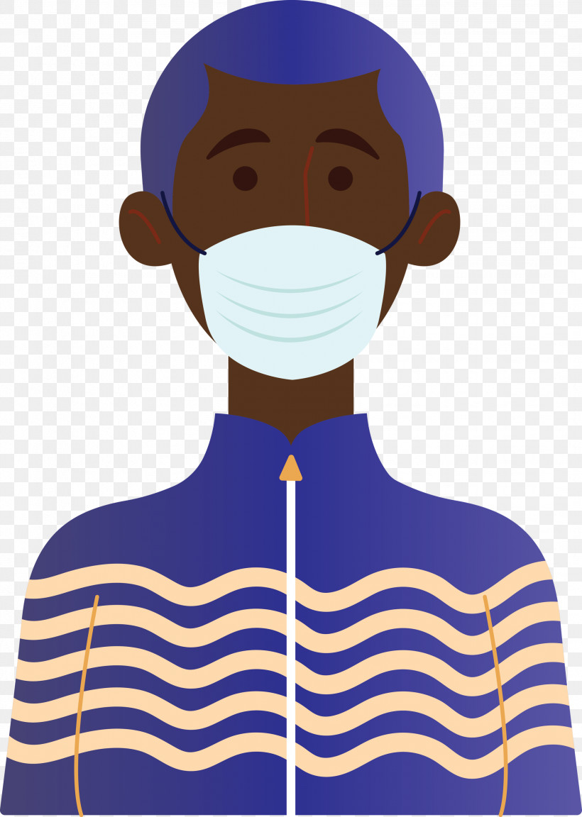 Wearing Mask Coronavirus Corona, PNG, 2135x3000px, Wearing Mask, Cartoon, Corona, Coronavirus, Electric Blue Download Free