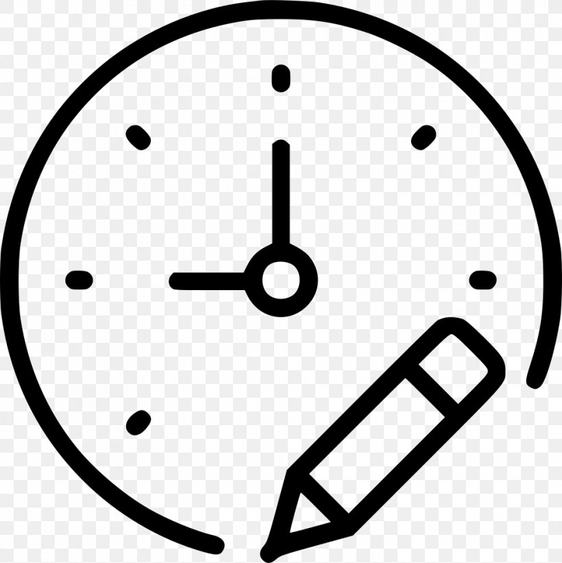 Clock Outline, PNG, 980x982px, Editing, Clock, Drawing, Home Accessories, Line Art Download Free