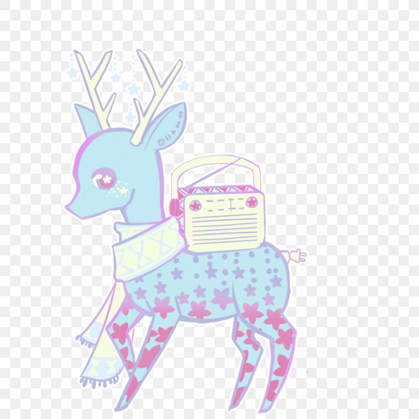 Reindeer Easter Bunny Giraffe Antler, PNG, 894x894px, Reindeer, Antler, Cartoon, Deer, Easter Download Free