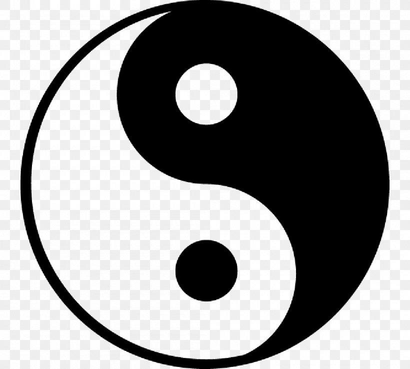 Yin And Yang Symbol Clip Art, PNG, 1000x900px, Yin And Yang, Area, Black And White, Culture, Drawing Download Free