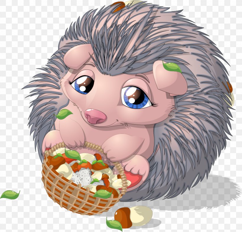 European Hedgehog Illustration, PNG, 941x905px, Hedgehog, Art, Cartoon, Eating, European Hedgehog Download Free