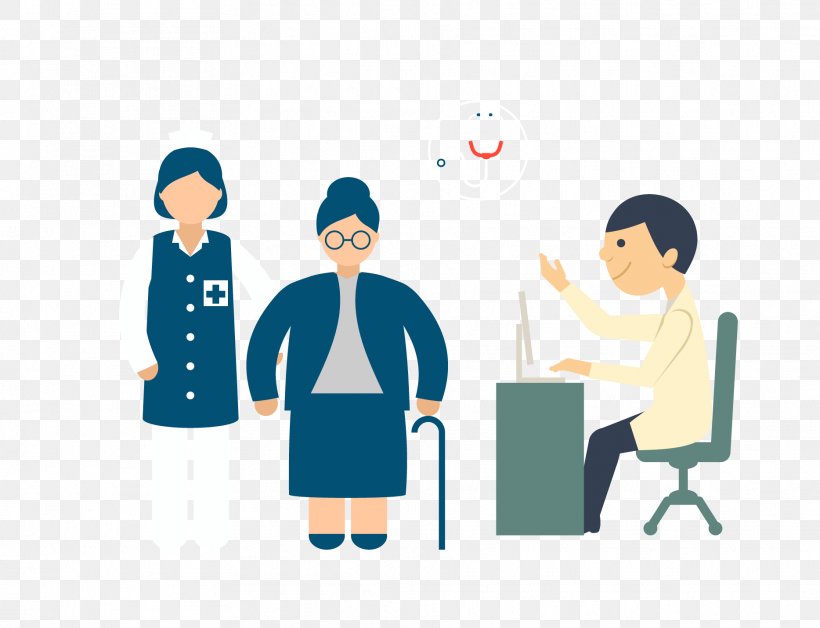 Physician Doctoru2013patient Relationship Illustration, PNG, 1867x1430px, Physician, Blue, Business, Cartoon, Child Download Free