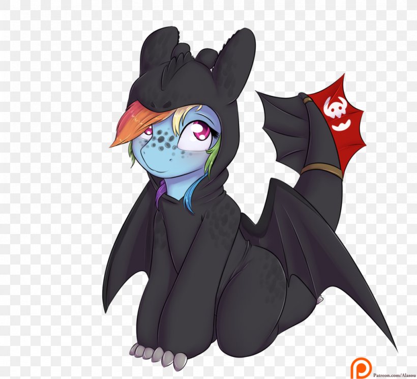 Rainbow Dash BronyCon How To Train Your Dragon Toothless, PNG, 1024x931px, Rainbow Dash, Bat, Bronycon, Cartoon, Deviantart Download Free