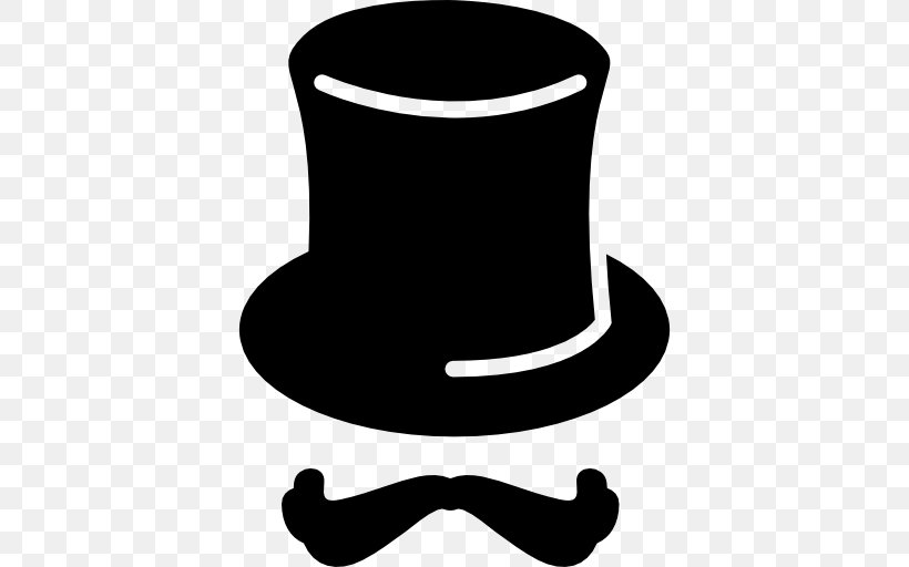 Top Hat Clip Art, PNG, 512x512px, Top Hat, Black And White, Cap, Hat, Headgear Download Free