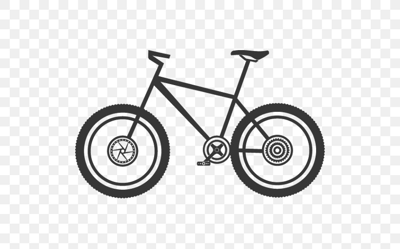 Bicycle Cycling Clip Art, PNG, 512x512px, 275 Mountain Bike, Bicycle, Automotive Tire, Bicycle Accessory, Bicycle Drivetrain Part Download Free