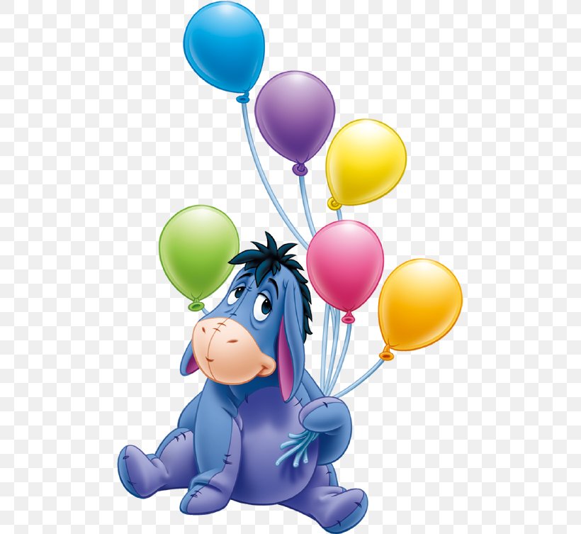 Eeyores Birthday Party Winnie The Pooh Minnie Mouse Pluto, PNG, 490x753px, Eeyore, Balloon, Birthday, Birthday Cake, Cartoon Download Free